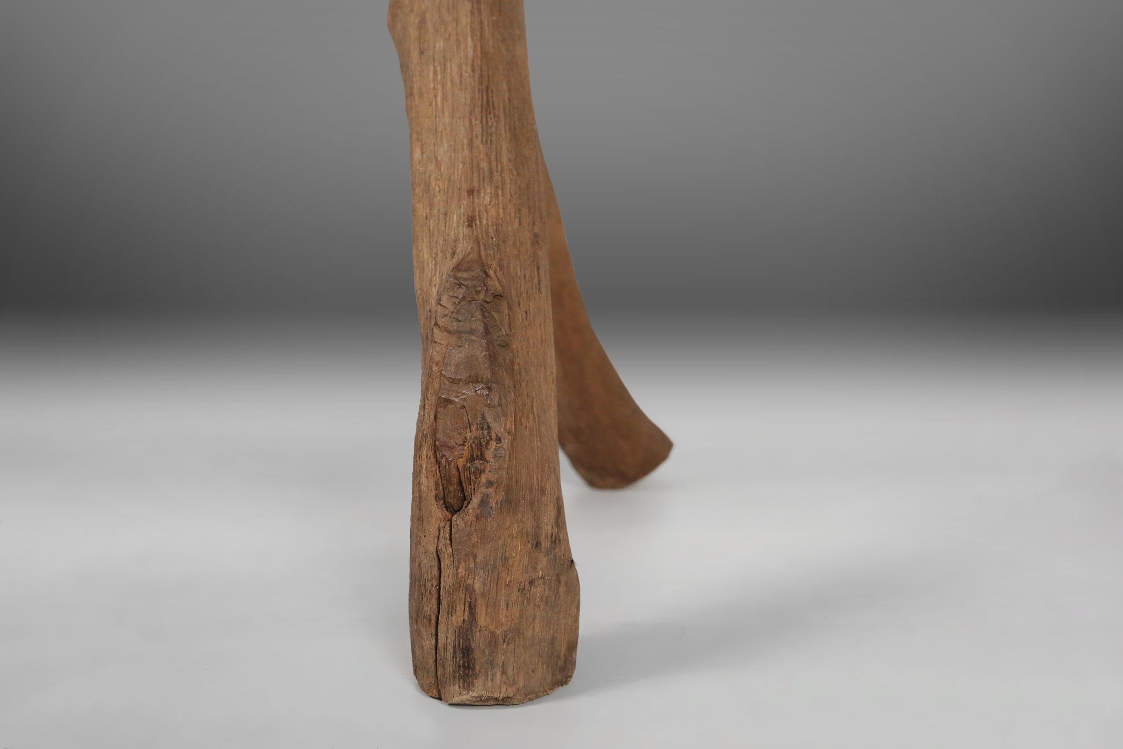 Rustic Tree Trunk Bench, France, 1850sthumbnail